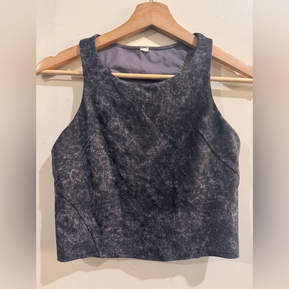 Lululemon Athletica Black Purple Gray Sports Bra